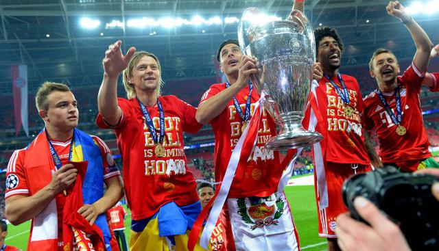 2012-2013 / Campeón: Bayern Múnich (AFP) Score: 1-2   Después de varios intentos, el Bayern Múnich volvió a levantar su quinta ‘orejona’ en la temporada 2012-2013. Sin embargo, en la final no la tuvo nada fácil, porque tuvieron que enfrentarse a un Boruss