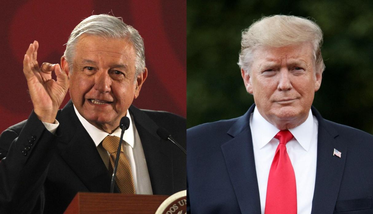 Andrés Manuel López Obrador y Donald Trump. (Foto: EFE)