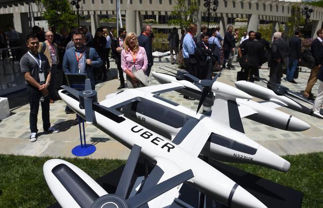 FOTO 6 | 6. Uber anunció el año pasado que espera hacer la primera demostración de su prototipo para 2020 y la fase comercial para tres años después, con los Juegos Olímpicos de 2028 en la mira.  (Foto: AFP)