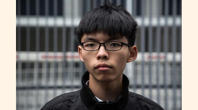 Joshua Wong, Activista del Movimiento Pro-Democracia de Hong Kong (Foto: Bloomberg)