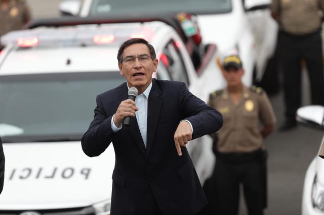 “Tampoco podemos dejar de lado quizás el principal problema que demanda la ciudadanía: la atención a la inseguridad ciudadana", dijo Vizcarra. (Foto: Anthony Niño de Guzmán / GEC)