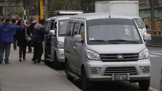 Taxis colectivos: MTC autoriza prestar el servicio a cualquier chofer con sola una firma en padrón