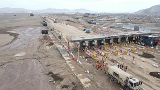 Huaicos: lodo cubrió casetas de peaje de Ancón en la Panamericana Norte