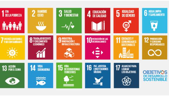 Son 12 los objetivos de desarrollo sostenible (ODS) que han sido trazados por las Naciones Unidas para marcar la hoja de ruta al año 2030.