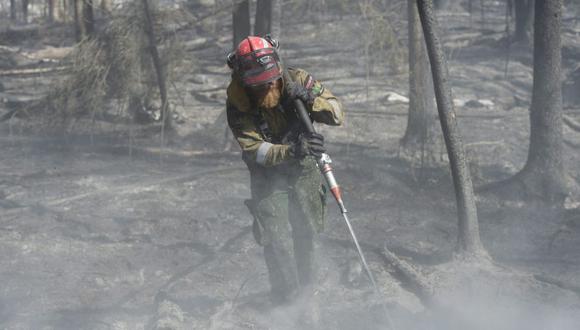 Para hacer frente a los incendios, el primer ministro canadiense, Justin Trudeau, ha reconocido en los últimos días que “los recursos (son) limitados” (Foto: EFE)