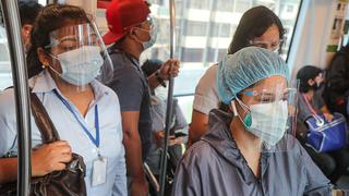 Uso de protector facial en Metro de Lima seguirá siendo obligatorio por disposición del Gobierno