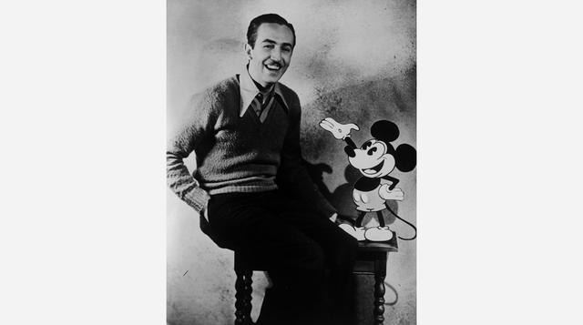 1. Walt Disney era un dibujante que logró fundar uno de los mayores conglomerados de entretenimiento del mundo. Disney adquirió fama como animador, productor de cine y empresario en el campo de los parques de atracciones. (Foto: Getty)