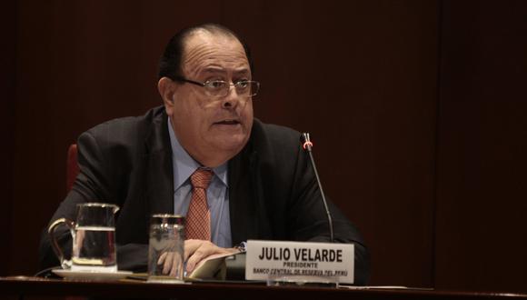 Julio Velarde, presidente del BCR. (Foto: USI)