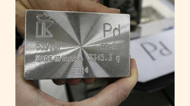 El paladio es otro de los metales utilizado para fabricar joyas preciosas.  (Foto: Reuters)