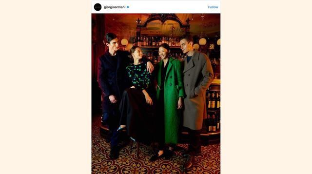 FOTO 4 | Giogio Armani, el italiano Giogio Armani inició su imperio de moda en 1974, y hoy a sus 83 años es considerado uno de los diseñadores vivos más prestigiosos del mundo. Su marca se ha conformado por varias décadas bajo los conceptos de estilo, comodidad y glamour añadiendo en cada época un poco de contemporaneidad, es por eso que cada una de sus piezas tiene un valor sin igual no solo monetario, sino también atemporal.