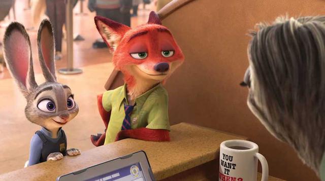 5. Zootopia. 1’467,326 asistentes. La inteligente y arriesgada cinta de Disney fascinó a crítica y audiencia. Con un 98% de aprobación en Rotten Tomatoes y el quinto puesto en la taquilla peruana, Zootopia es una clara favorita a obtener el Oscar a mejor 