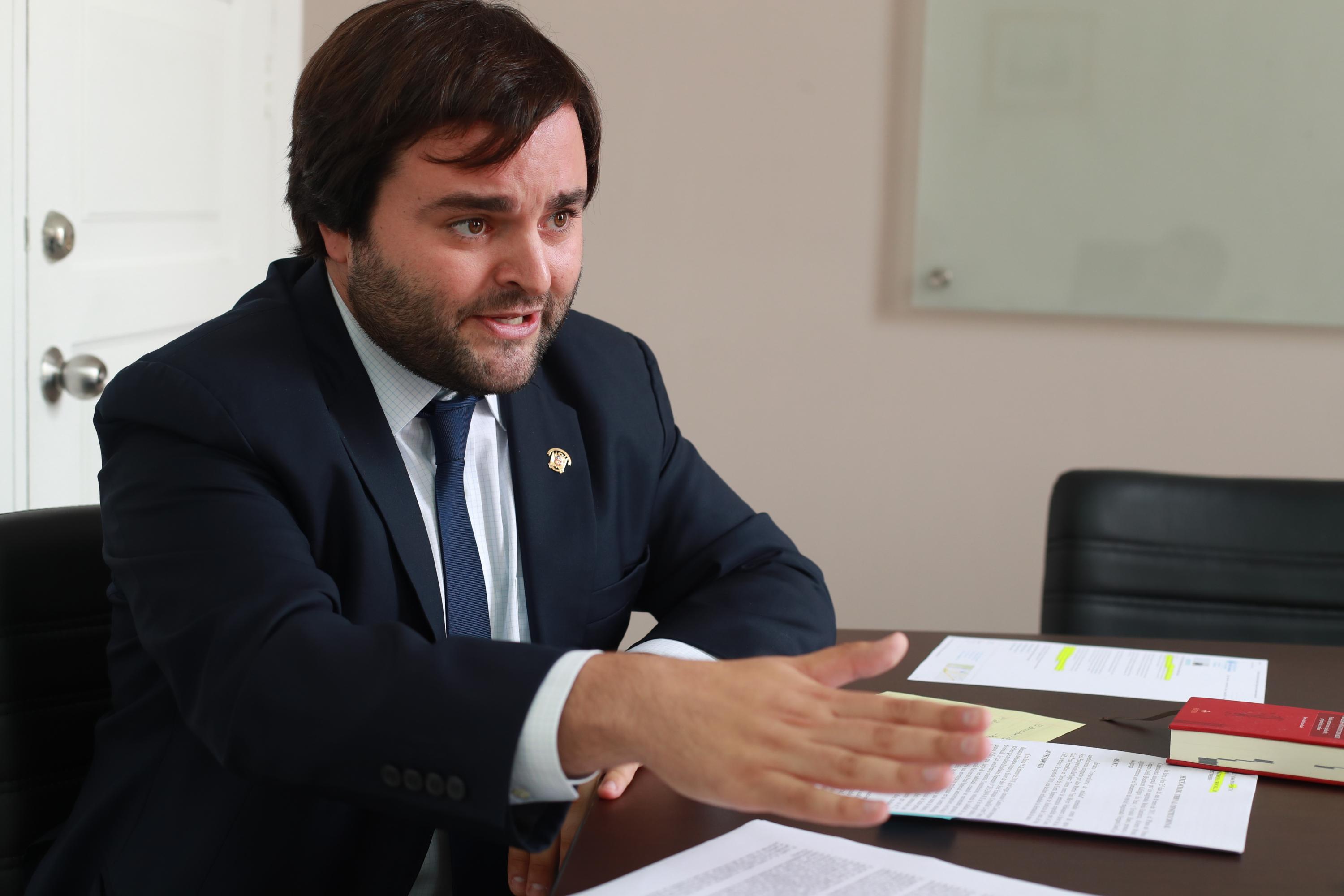 La posición del congresista Alberto de Belaunde sobre la participación de FP en la Junta de Portavoces. (Foto: GEC)