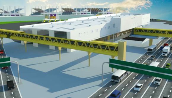 Maqueta del futuro parque industrial de Ancón (foto: USI).