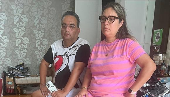 Jorge Benavides y su esposa Karin Janet Marengo Núñez cooperaron con la intervención policial.