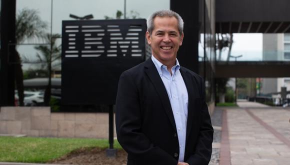 Álvaro Santa María, gerente general de IBM Perú, reveló que, según un estudio de la compañía, Perú fue el cuarto país más ciberatacado en América Latina en 2022. (Foto: Mario Zapata)
