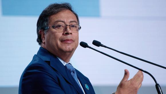 Gustavo Petro, presidente de Colombia, en el Foro de Paz de París en París, Francia, el viernes 11 de noviembre de 2022.