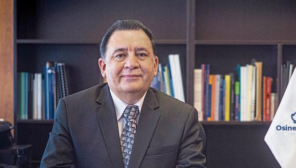 Osinergmin. Presidente del ente regulador, Jaime Mendoza. (Foto: Difusión)