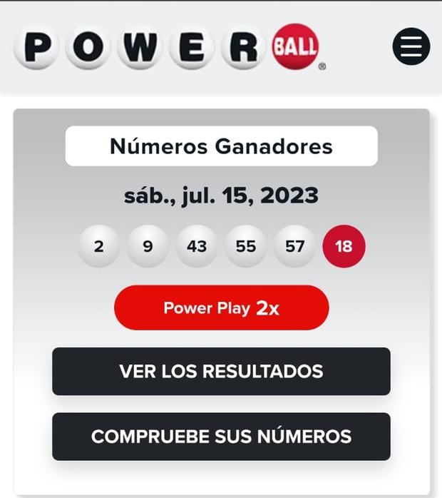 Powerball de cuánto es el jackpot del lunes 17 de julio de la lotería