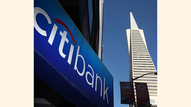 Citigroup. Posición en el ranking global: 13. País: Estados Unidos. Industria: Servicios financieros. Ventas: US$ 85.900 millones. Beneficio: US$ 15.800 millones. Activos: US$ 1.8 billones. Valor de mercado: US$ 138.100 millones.
