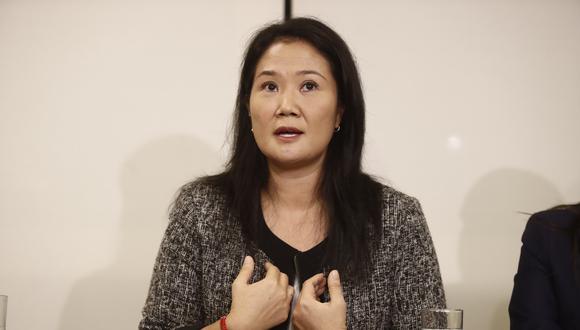 Keiko Fujimori se pronunció sobre las detenciones preliminares realizadas en el marco de la investigación del caso 'Richard Swing'. (Foto: GEC)