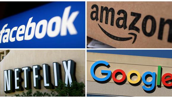 Las FANG son las iniciales de los gigantes tecnológicos Facebook, Amazon, Netflix y Google. (Foto: Reuters)