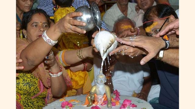 La leyenda del niño Krisna proviene de Vrindavan (Uttar Pradesh) donde se considera que nació y creció. (foto.msn)
