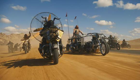 En esta imagen proporcionada por Warner Bros. Pictures, una escena de “Furiosa: A Mad Max Saga”. (Warner Bros. Pictures vía AP) (Uncredited / Associated Press)