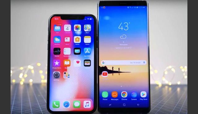 FOTO 5 | Precio: Si bien el modelo básico de ambos teléfonos parte de aproximadamente US$ 1,000, Samsung ofrece una versión que cuesta US$ 1,250, unos US$ 100 por encima del nivel superior del iPhone X. (Foto: Youtube)