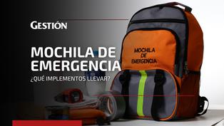Sismo en Perú: ¿Cómo preparar una mochila de emergencia?