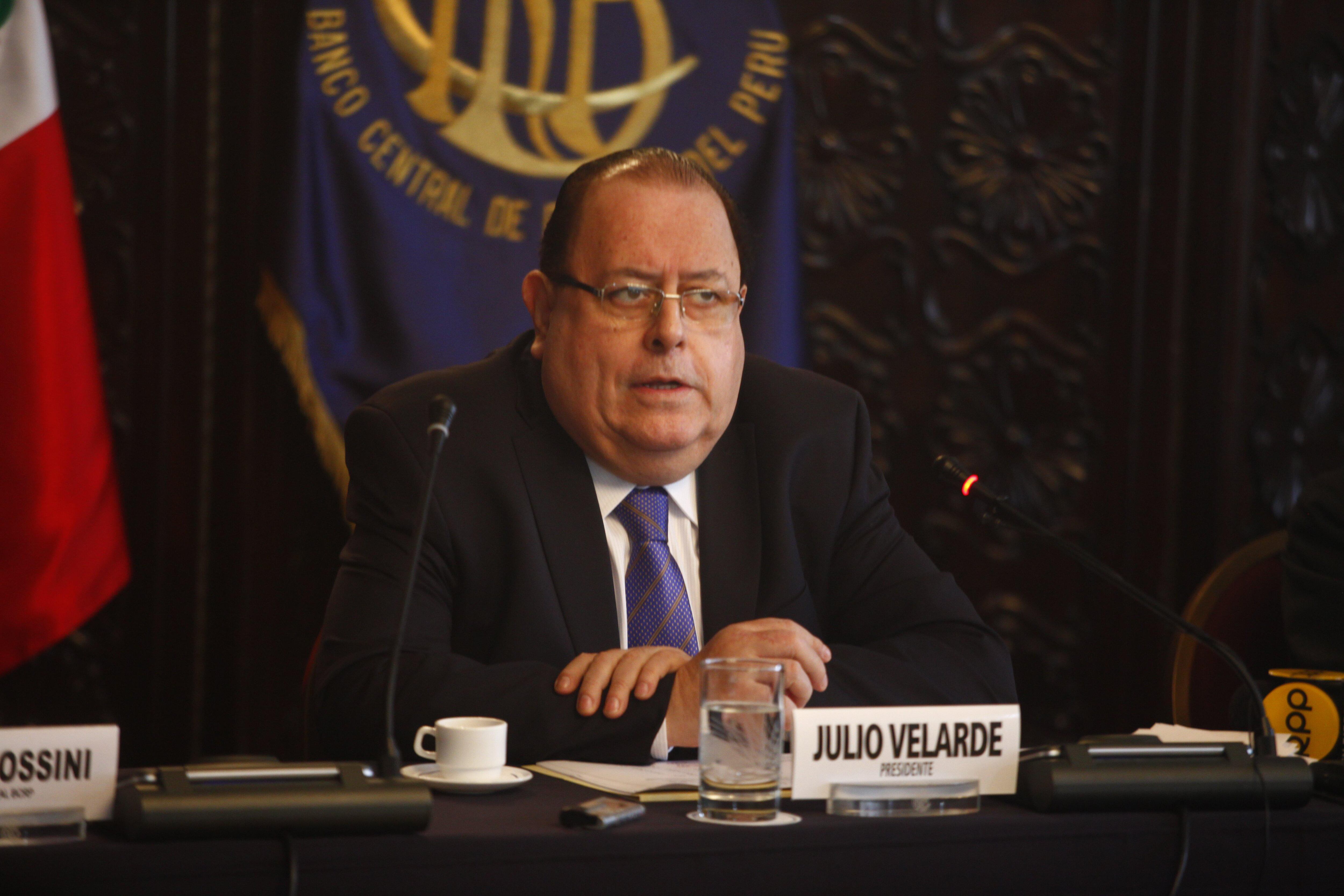 Julio Velarde, presidente del BCR. (Foto: GEC)