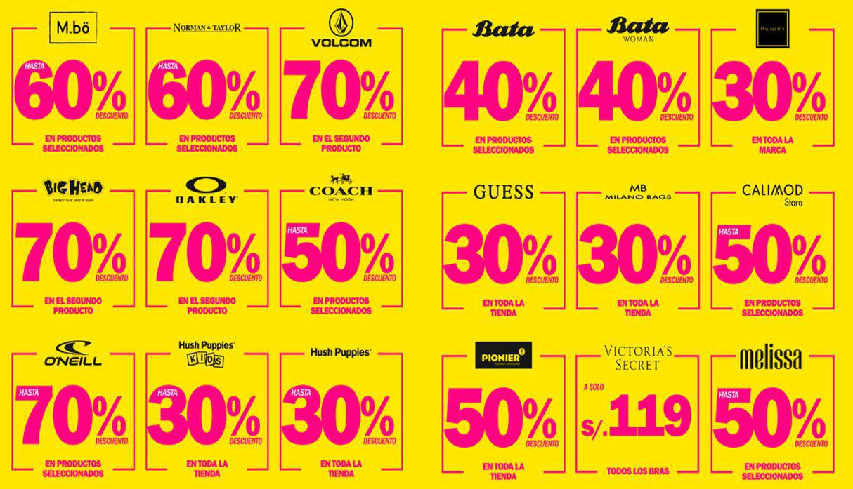 Ofertas de Jockey Plaza en el Día del Shopping. (Foto: Jockey Plaza)