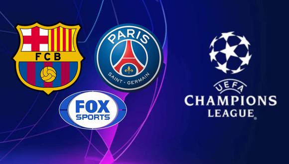 Sigue la señal de FOX Sports Argentina para ver el partido entre FC Barcelona y París Saint-Germain (PSG) hoy por los cuartos de final de la Champions League 2023/24. (Foto: Composición)