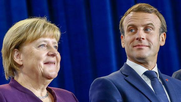 El desafío de la Unión Europea es la mejor manera de vincular el respeto por sus valores a sus relaciones comerciales transaccionales. En la imagen, Ángela Merkel y Emmanuel Macron.