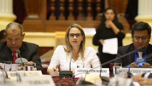 La congresista Luciana León presentará proyecto sobre prisión preventiva. (Congreso de la República)