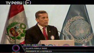 Humala: "Hoy más que nunca se requiere voluntad política a todo nivel para combatir cambio climático"