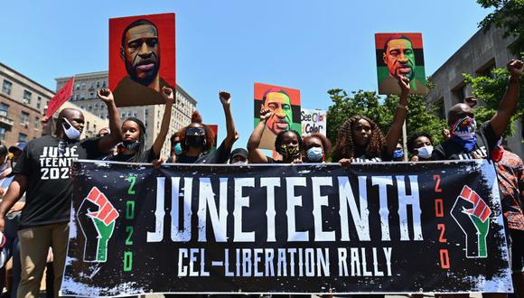 Juneteenth conmemora el fin de la esclavitud en Estados Unidos (Foto: AFP)