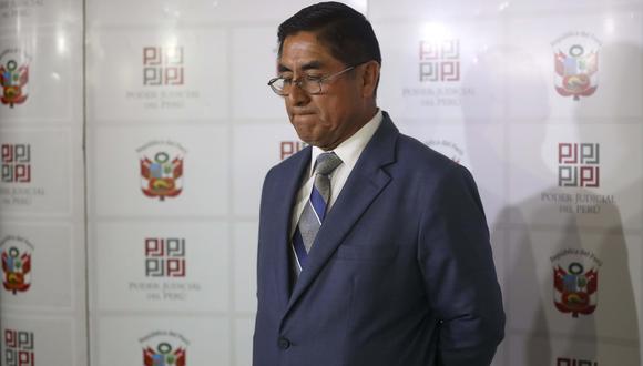 Lo niega. En su primera declaración ante la Fiscalía, César Hinostroza negó haberse reunido con Keiko Fujimori.