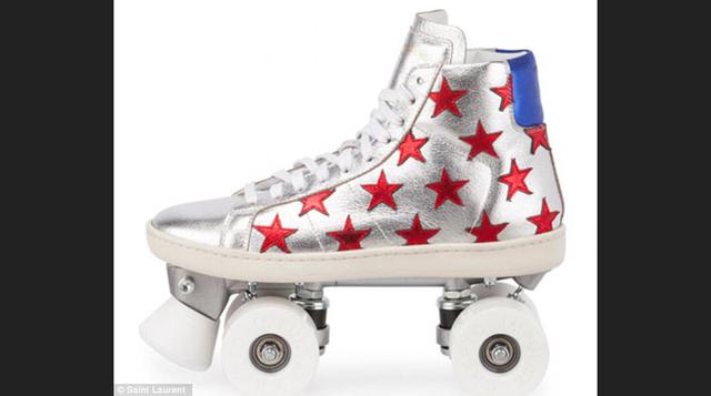 FOTO 5 | En el 2013, Yves Saint Laurent también lanzó una colección de "patines" con motivos de "barras y estrellas". (Foto: Megaricos)