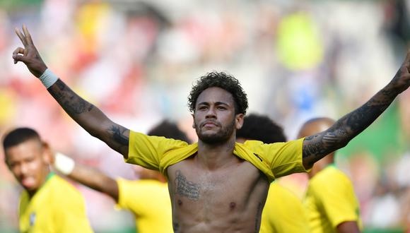 Neymar promete guiar a la favorita Brasil hacia su sexto campeonato Mundial. (Foto: AFP)