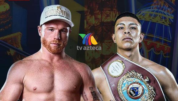 La pelea de boxeo entre Canelo Álvarez y Jaime Munguía se transmitió de forma gratuita por la señal abierta del Canal 7 de TV Azteca. (Foto: TV Azteca)