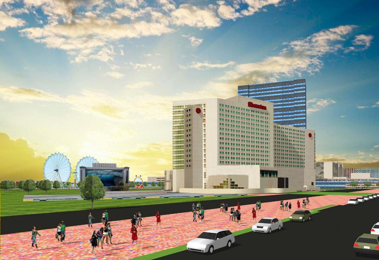 Maqueta del futuro parque industrial de Ancón (foto: USI).