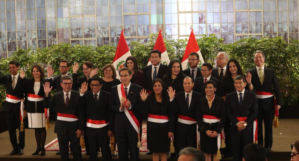 Nuevos ministros del Gabinete Zeballos Vizcarra PCM Perú Juramentación PERU GESTIÓN