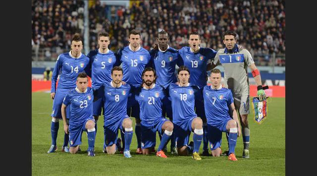 La selección de fútbol de Italia Nº 16. Representa desde 1910 a la Federación Italiana de Fútbol (Federazione Italiana Gioco Calcio) en las competiciones oficiales organizadas por la Unión Europea de Asociaciones de Fútbol y la Federación Internacional de