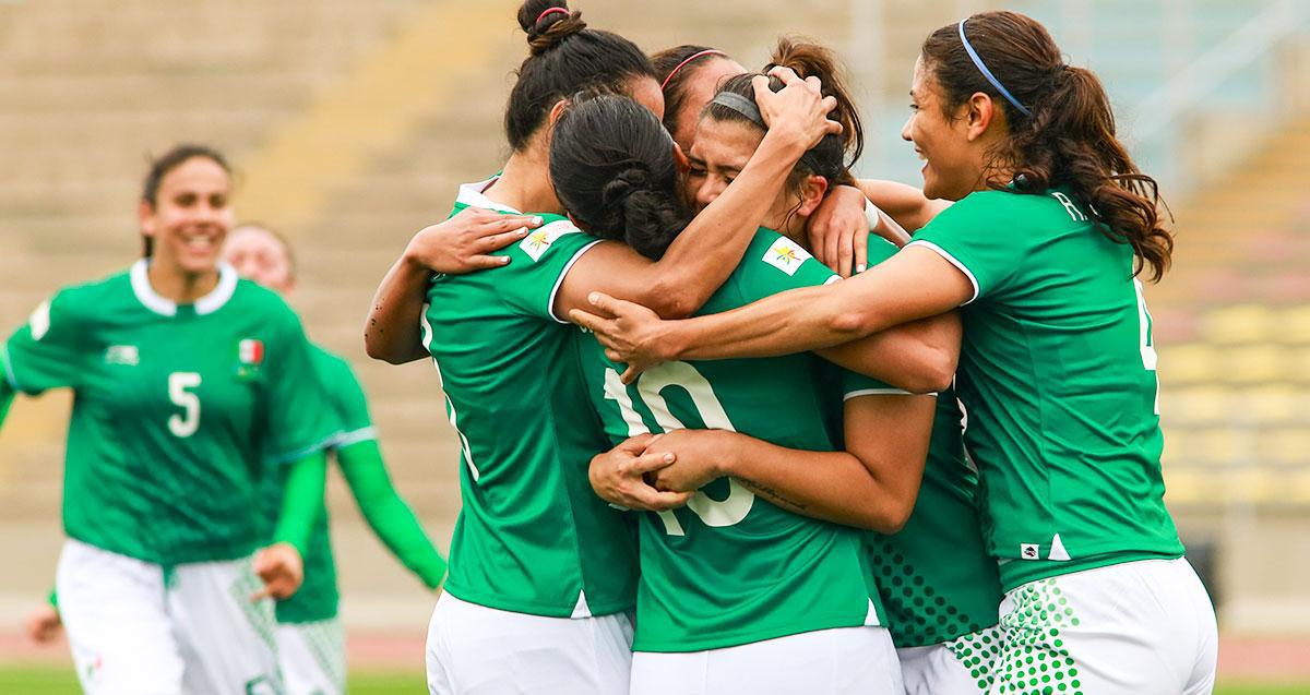 La selección mexicana femenina de fútbol inició con una victoria ante Trinidad y Tobago(Foto: Jose Tejada / Lima 2019)