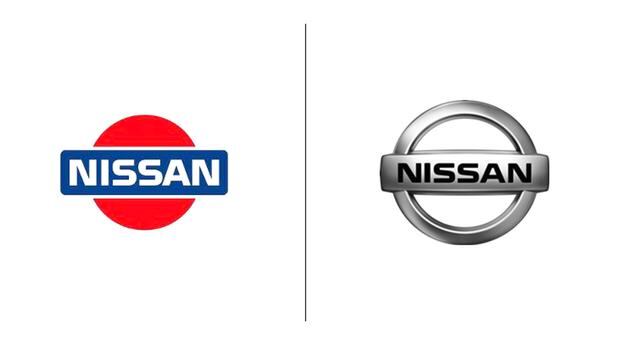 Nissan. El primer logotipo de Nissan fue creado en 1983 cuando Datsun adoptó un nuevo nombre. Ha habido pocos cambios hasta esta versión más reciente, diseñada en el 2002.