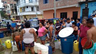 Restringen servicio de agua potable a Villa María del Triunfo y San Juan de Miraflores