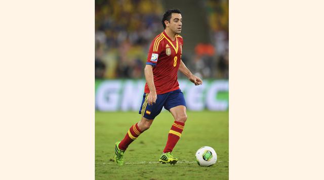 Xavi es el creador de la selección de España, que llega a Brasil en busca del bicampeonato mundial. Desde Argentina 1978 nunca ha faltado a un Mundial. Jugará con Chile en Río. (Foto: Getty Images)