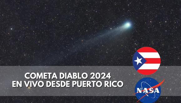 ¡El Cometa Diablo se acerca a Puerto Rico! Entérate de la hora exacta y dónde verlo en vivo este 21 de abril. Sintoniza NASA TV y sé testigo de este espectáculo celestial. | Crédito: skyatnightmagazine.com / Composición Mix
