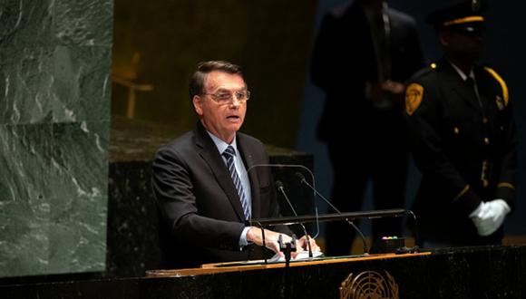 Lo que queda claro de la arenga de Jair Bolsonaro en la ONU es lo rápido que su mandato está envejeciendo. (Foto: Bloomberg)