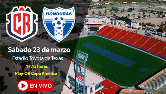 Este sábado 23 de marzo juegan Costa Rica vs. Honduras EN VIVO y EN DIRECTO por la clasificación a la Copa América 2024. (Foto: Gestión/Composición)